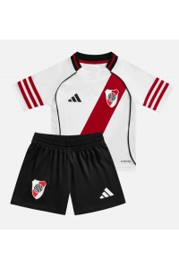 Fotbalové Dres River Plate Dětské Domácí Oblečení 2025-26 Krátký Rukáv (+ trenýrky)